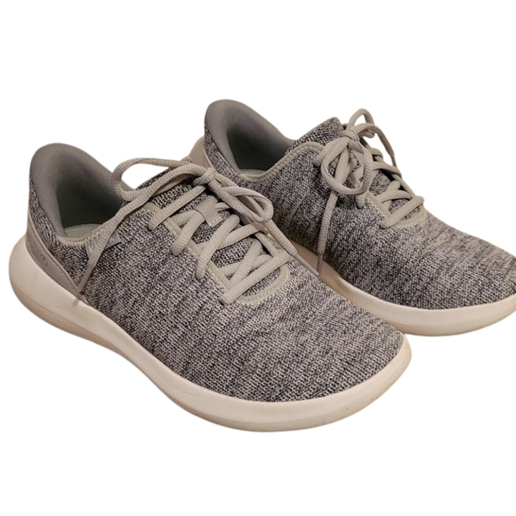 Kizik Women's Madrid Eco Knit Sneaker Lace Up Gray Comfort Shoe 8.5 WIDE - Picture 9 of 9